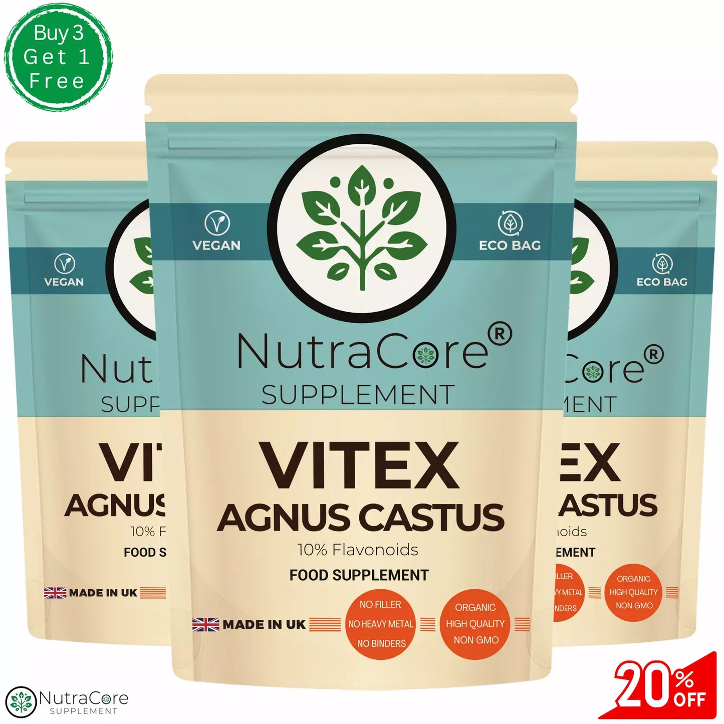 Vitex Fruit Capsules 5000mg (Chasteberry Fruit)-(Agnus Castus)-Women's Health