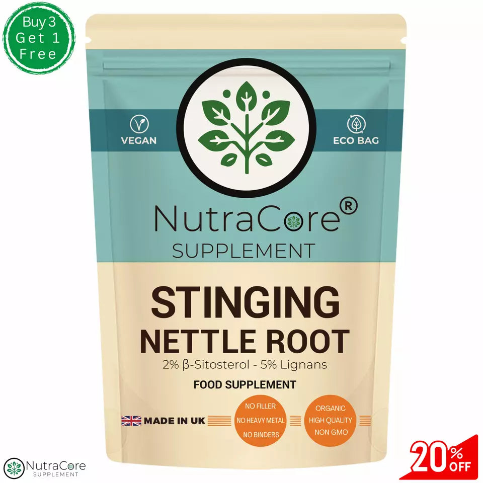 Stinging Nettle Root Capsules 5500mg-(5% Lingnans , 2% ?-Sitosterol )-100%Vegan