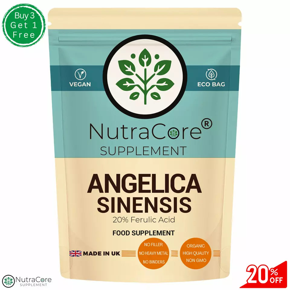 Angelica Sinensis 5000mg Capsule-( 100mg Ferulic)- PMS Relief, Estrogen Balance