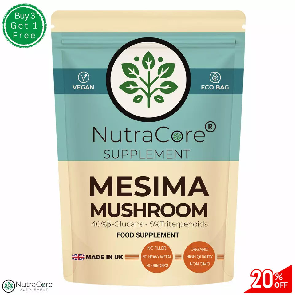 Mesima Mushroom Capsules 5000mg-(250 mg Triterpenoids)-Prostate & Liver Health