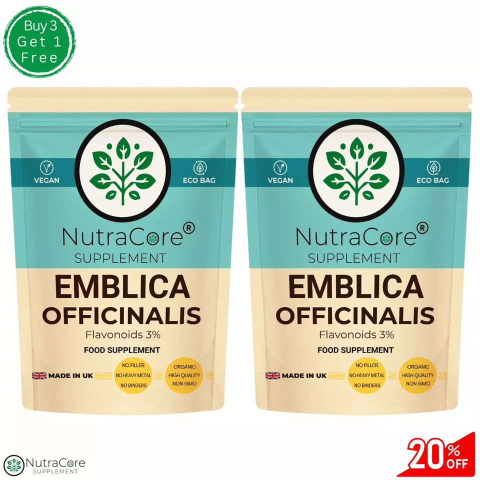 Emblica Officinalis 500mg Capsules-Flavonoids 3%-Amla Phyllanthus-Joint Health