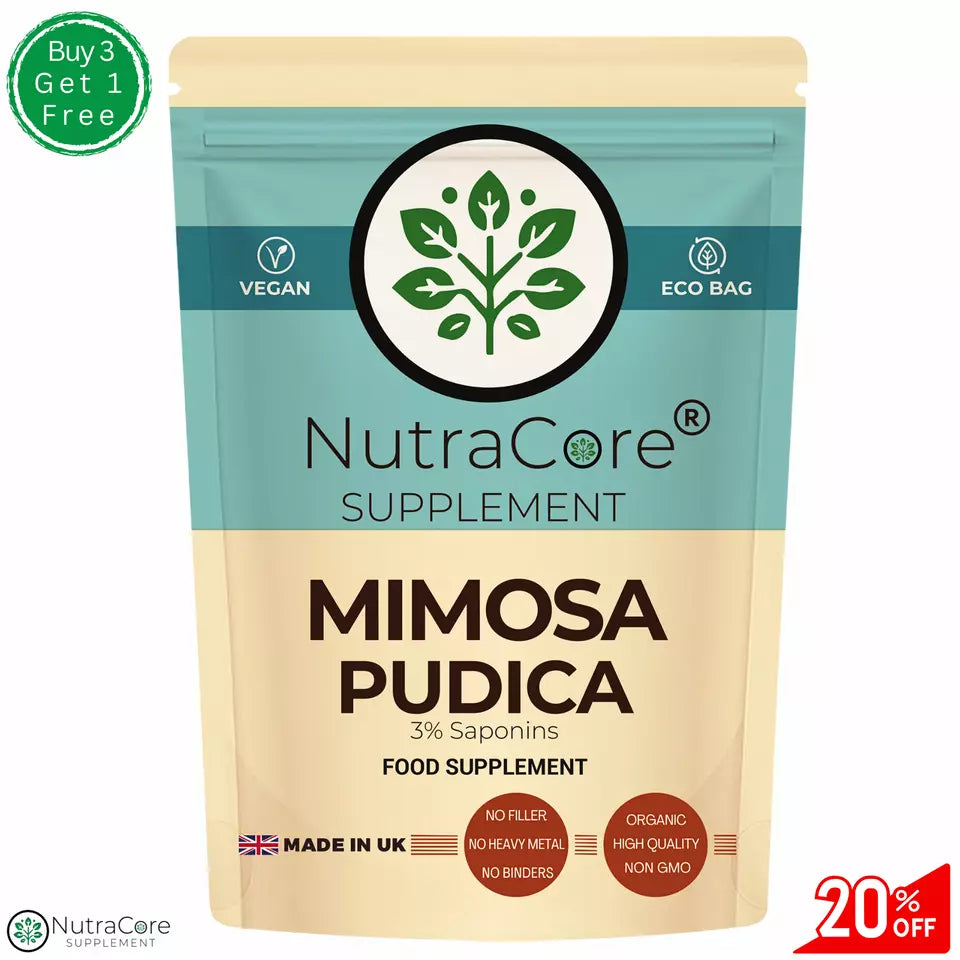 Mimosa Pudica Seed Caps 5500mg (3% Saponins)-Support Gut Health &Natural Detox