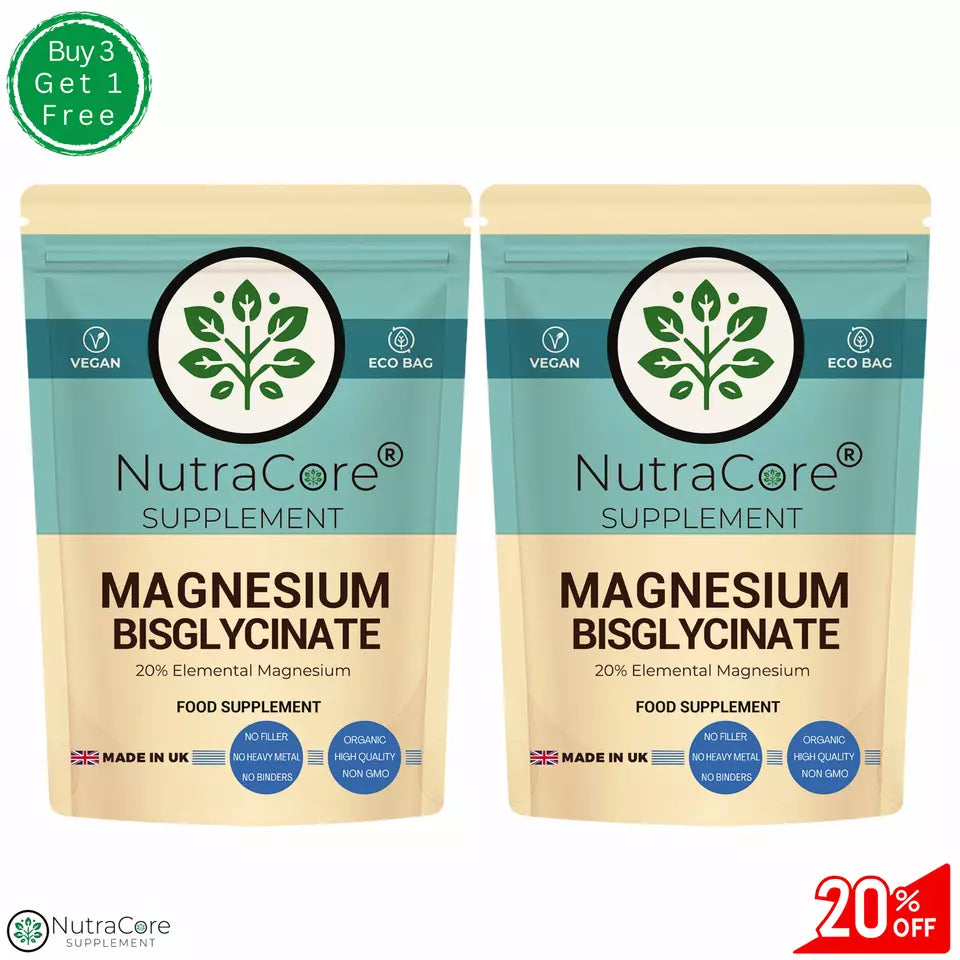 Magnesium Bisglycinate Capsules 700mg (140 mg of Elemental Magnesium)-100% Vegan