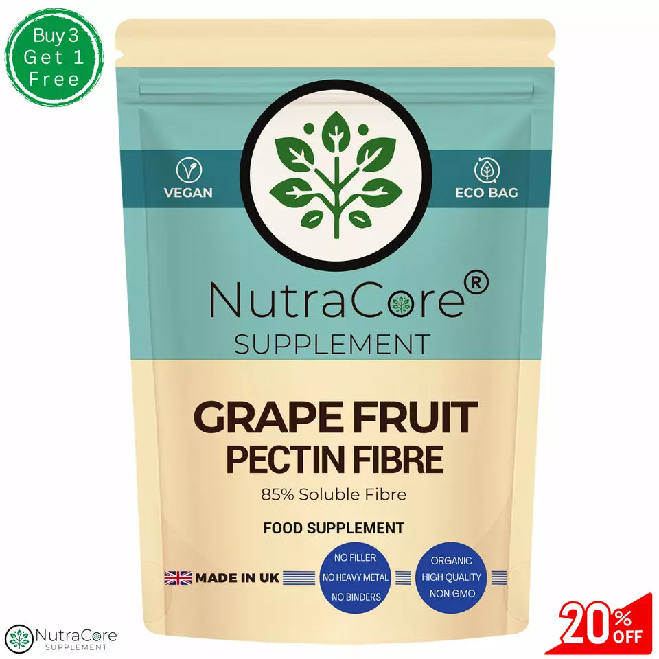 Grapefruit Pectin Fibre 600mg CAPS-(85% Soluble Fibre)-Constipation &Cholesterol