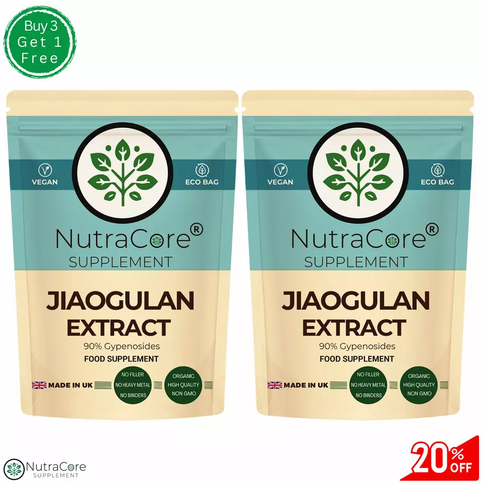 Jiaogulan Capsules 6000mg (90% Gypenosides )-100% Vegan &Natural-Hearth Support