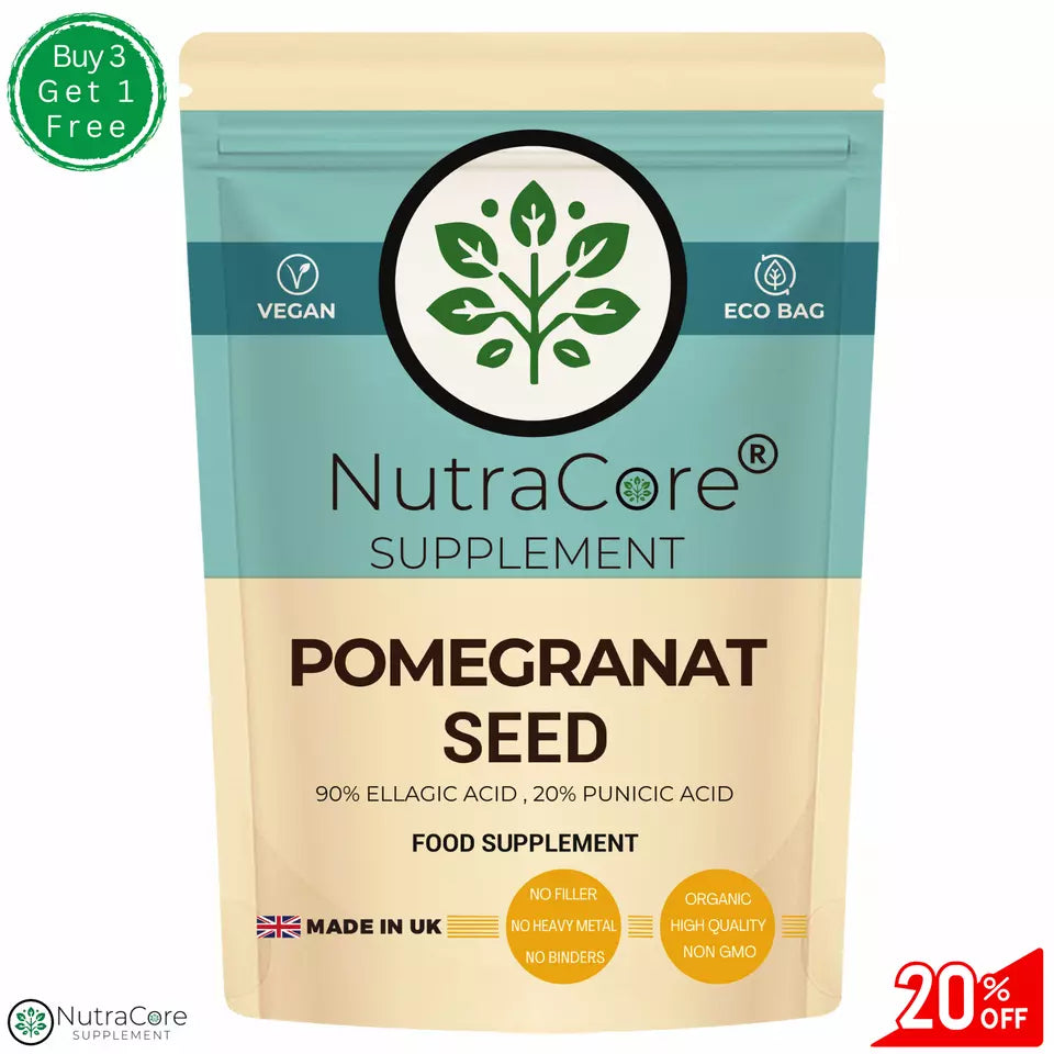 Pomegranat Seed Extract Capsule-5000mg (90% ELLAGIC ACID, 20% PUNICIC ACID)