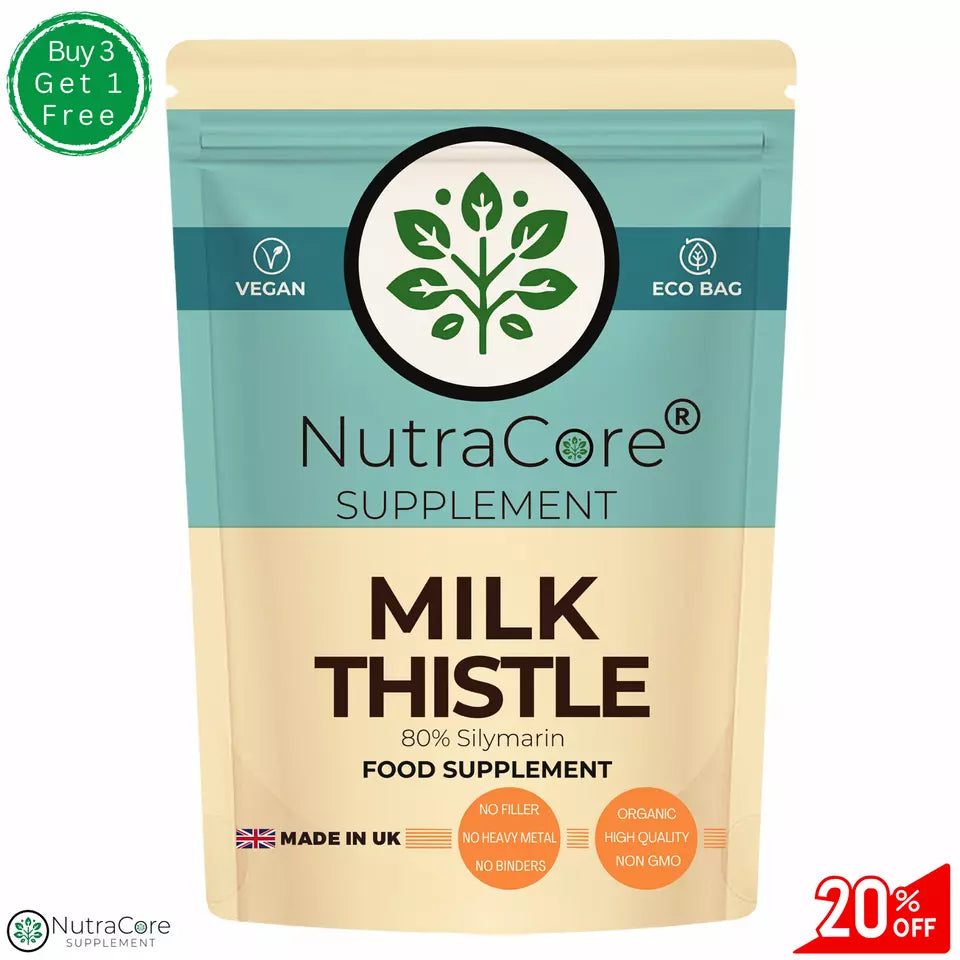Milk Thistle Capsules 5000mg-90% Silymarin-Help Detox &Digestion-Vegan Capsule