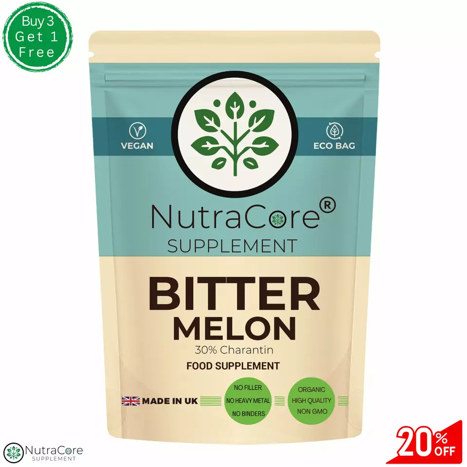 Bitter Melon Extract Capsules 6000mg-(30% Charantin)-Blood & Cholesterol support