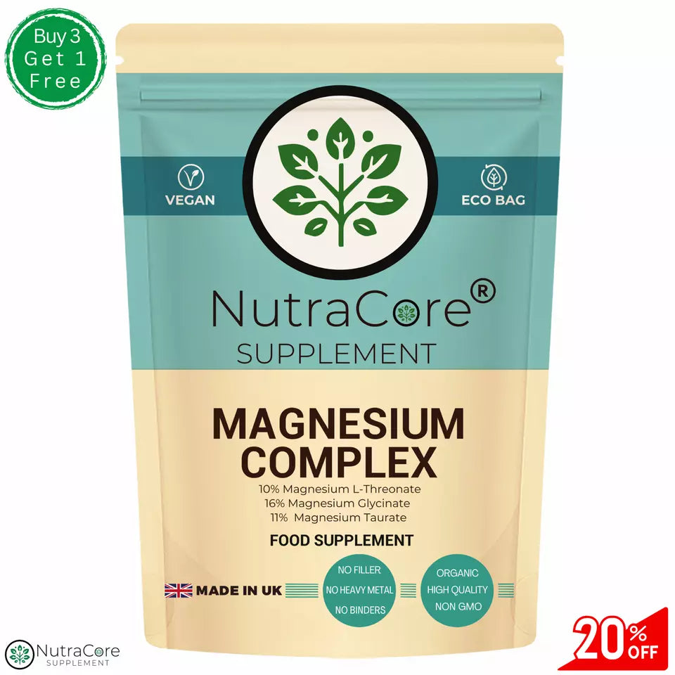 Magnesium Complex Capsules 750mg-Mag. Glycinate, Mag. Taurate, Mag. L-Threonate