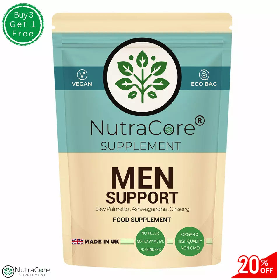 MEN SUPPORT COMPLEX Capsules-4500mg-Saw Plamento,Ashwaganda,Ginseng-10:1 Extract