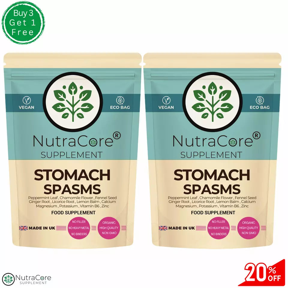 STOMACH SPASMS COMPLEX 700mg Capsules-Relaxing Inflammation & Digestive Muscles