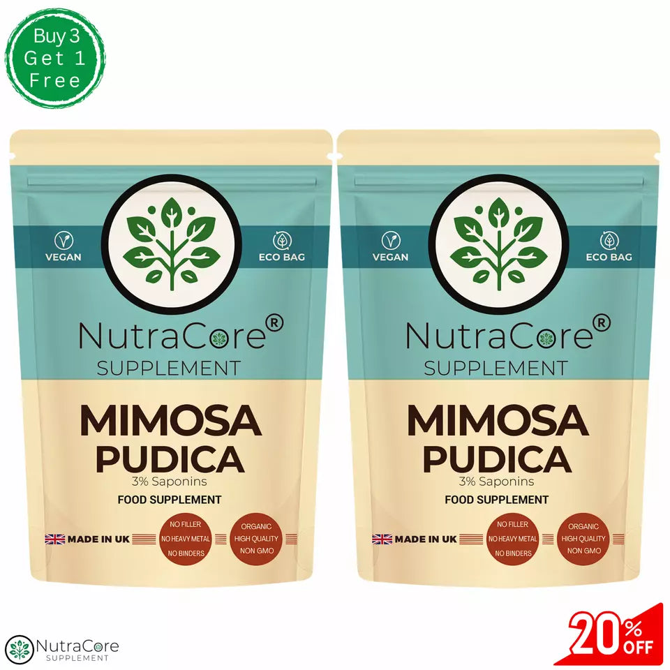 Mimosa Pudica Seed Caps 5500mg (3% Saponins)-Support Gut Health &Natural Detox