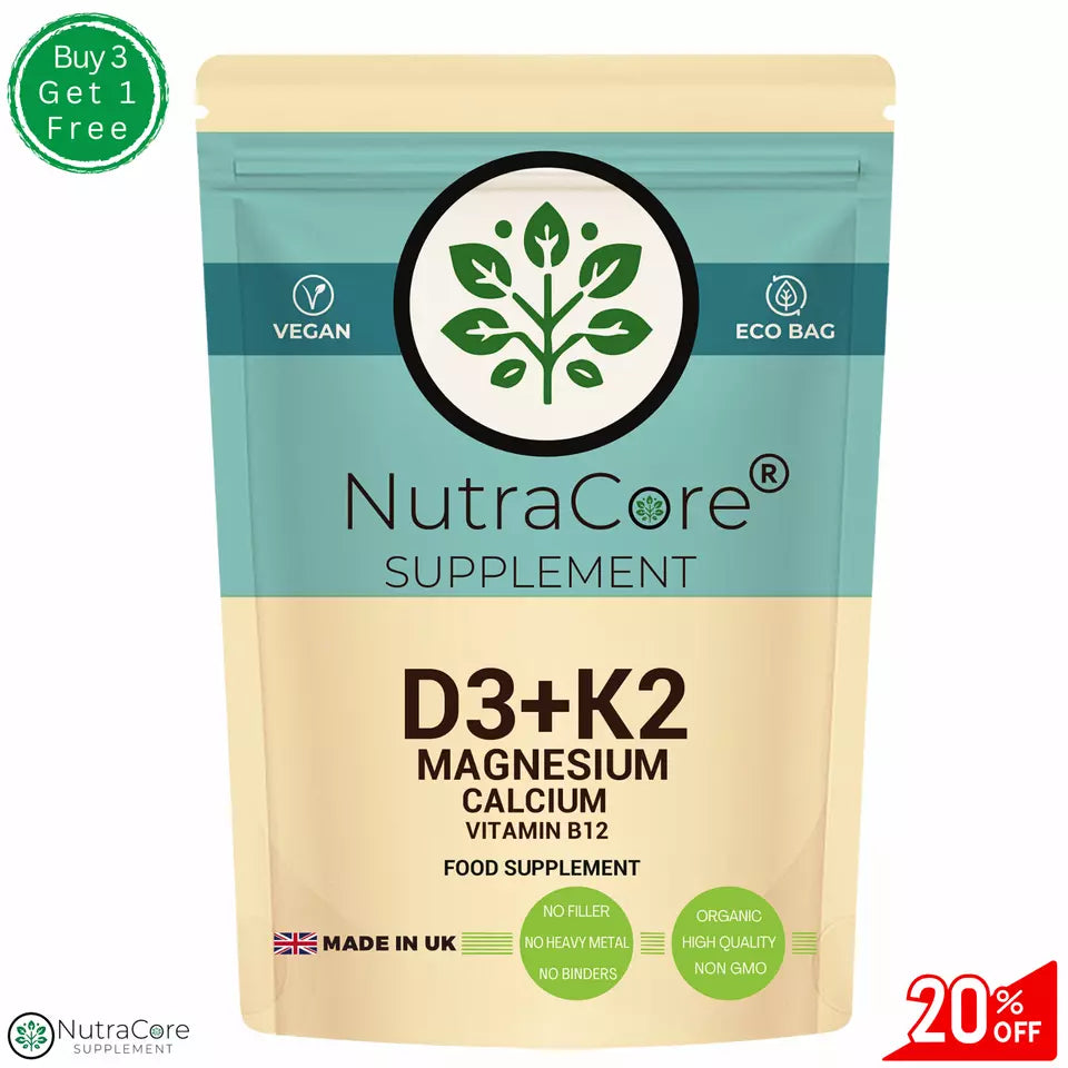 Vitamin D3 10000iu K2 B12 10000mcg(Calcium+Magnesium) Capsule-VITAMIN D3 K2 B12