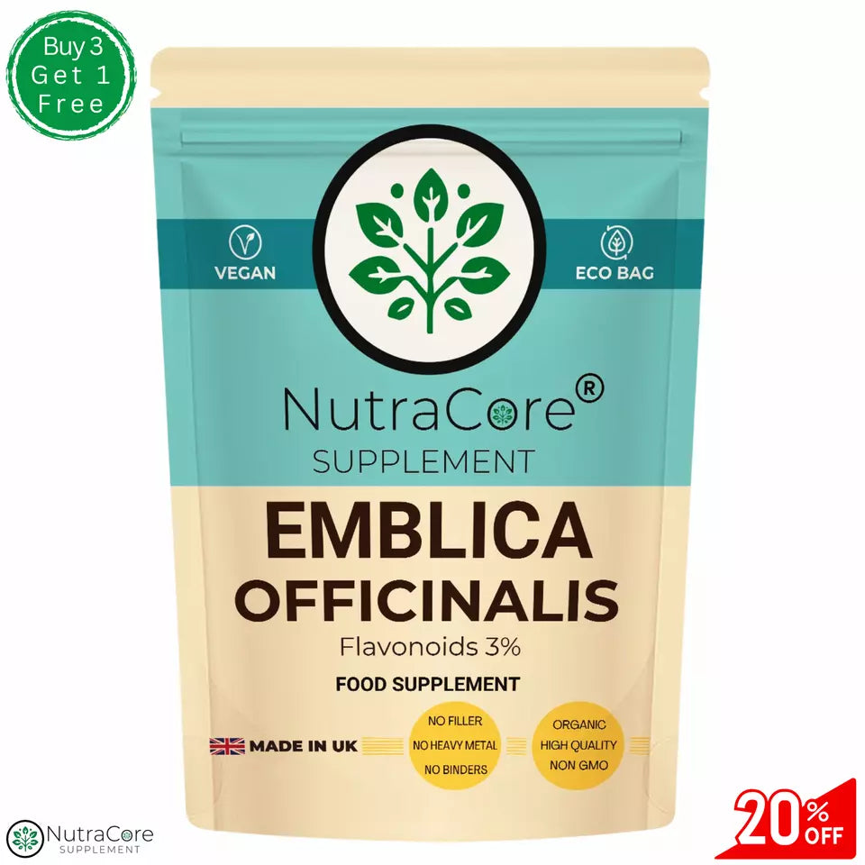 Emblica Officinalis 500mg Capsules-Flavonoids 3%-Amla Phyllanthus-Joint Health