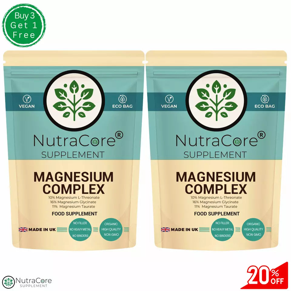 Magnesium Complex Capsules 750mg-Mag. Glycinate, Mag. Taurate, Mag. L-Threonate