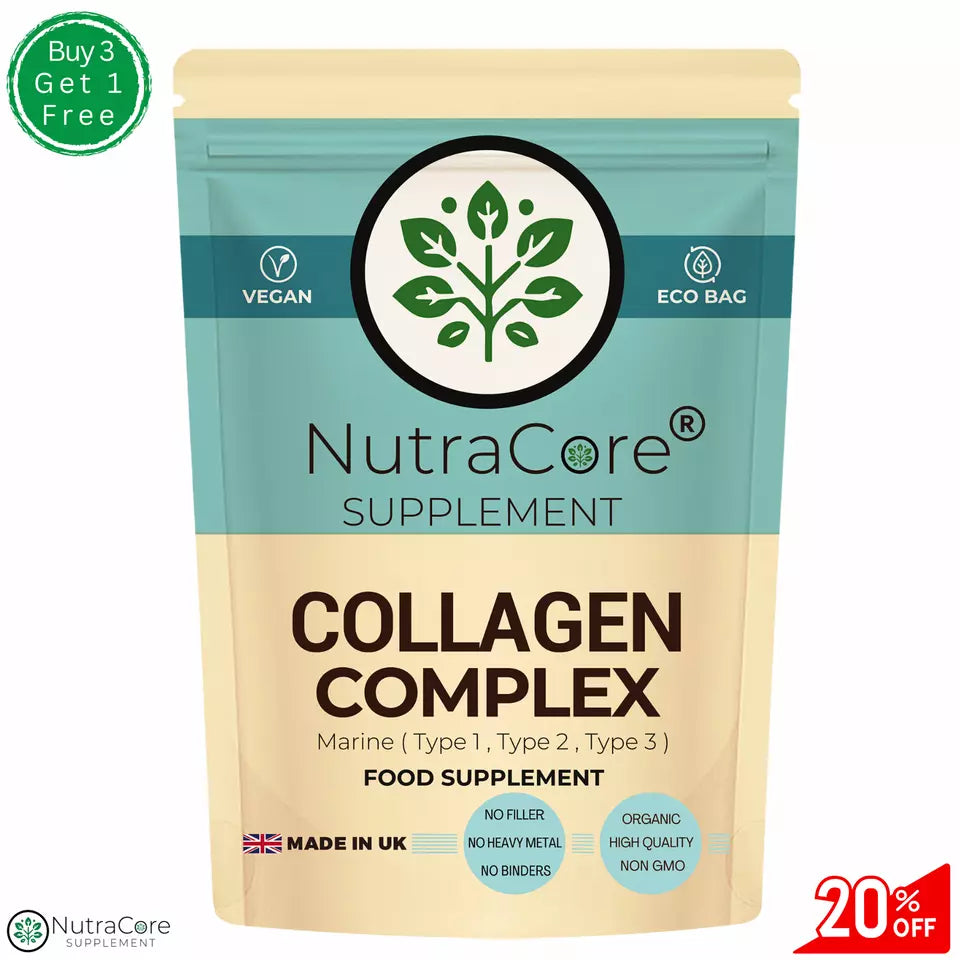 Collagen Complex Capsule 750mg(Hydrolysed Marine Collagen Type1-2-3)Max Strength