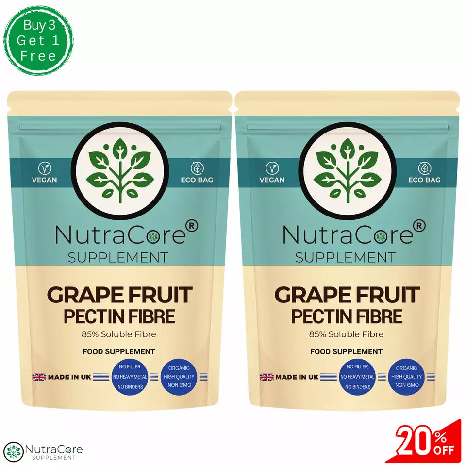 Grapefruit Pectin Fibre 600mg CAPS-(85% Soluble Fibre)-Constipation &Cholesterol