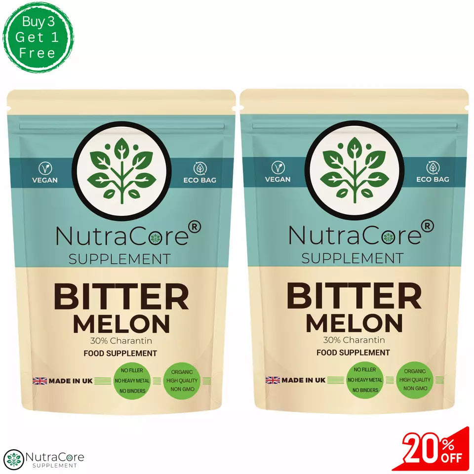 Bitter Melon Extract Capsules 6000mg-(30% Charantin)-Blood & Cholesterol support