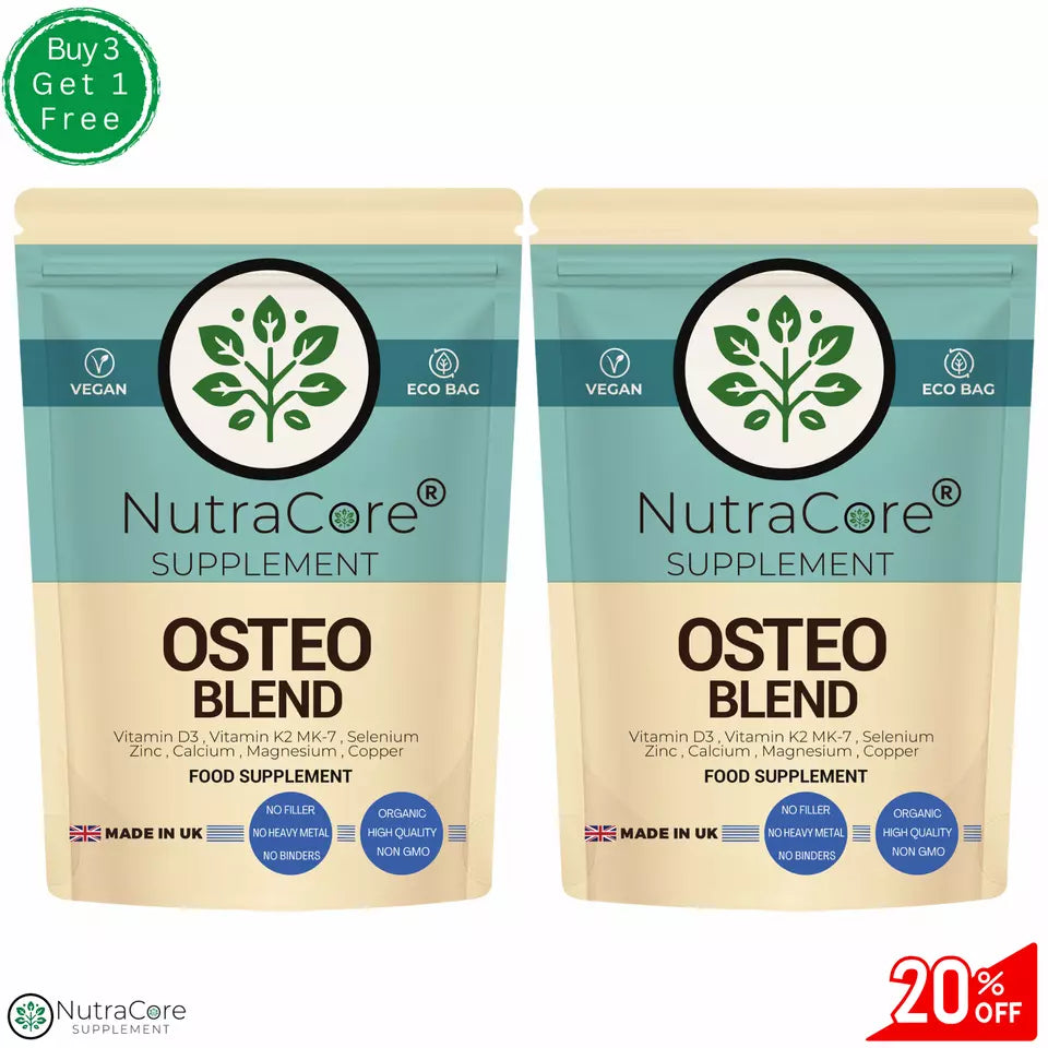 Osteo Blend Zinc+Calcium+Magnesium+Vitamin D3+Vitamin K2+MK-7+Selenium+Copper