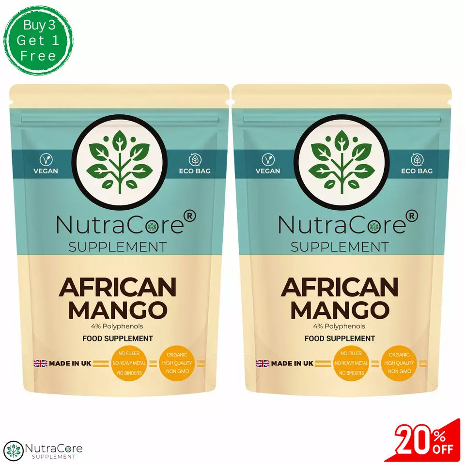 African Mango 5500mg Capsules-(4%Polyphenols)-Weight Loss &Fat Burner Diet-Vegan