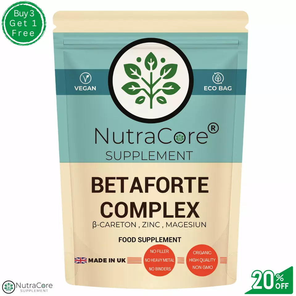Betaforte Complex Capsules-(B-Careton+Zinc+Magnesium) -Immune, Skin&Stress Health