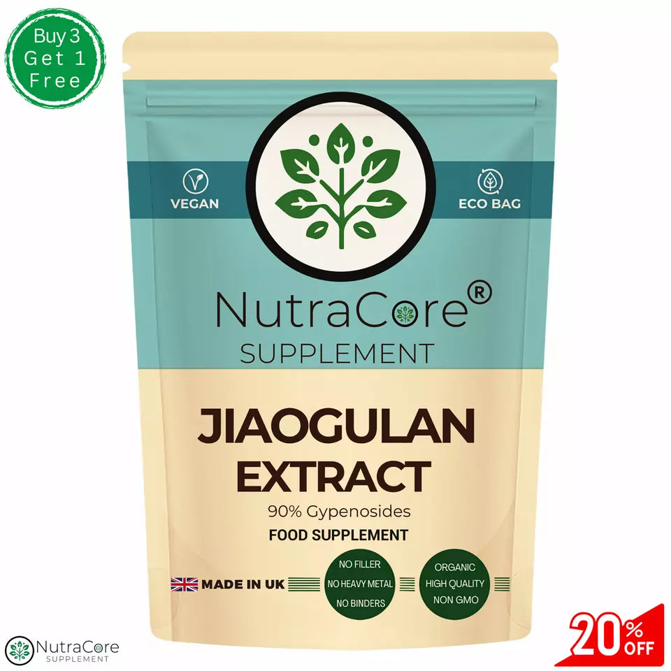 Jiaogulan Capsules 6000mg (90% Gypenosides )-100% Vegan &Natural-Hearth Support