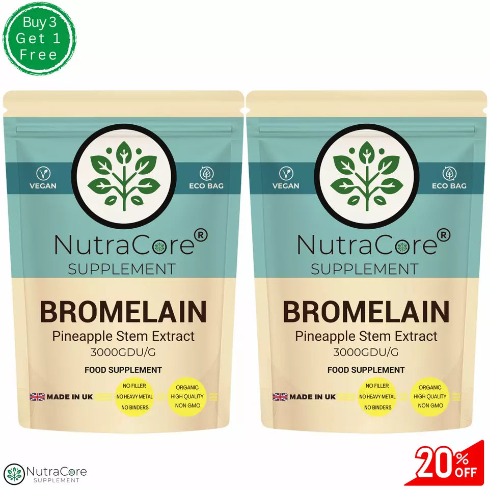 Bromelain Extract Capsule-High Strength - 550mg/Caps-Reducing Pain & Swelling