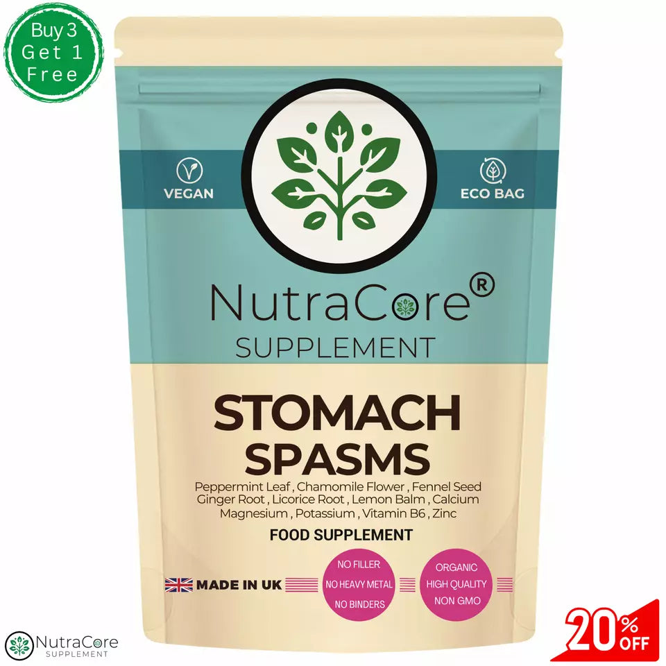 STOMACH SPASMS COMPLEX 700mg Capsules-Relaxing Inflammation & Digestive Muscles