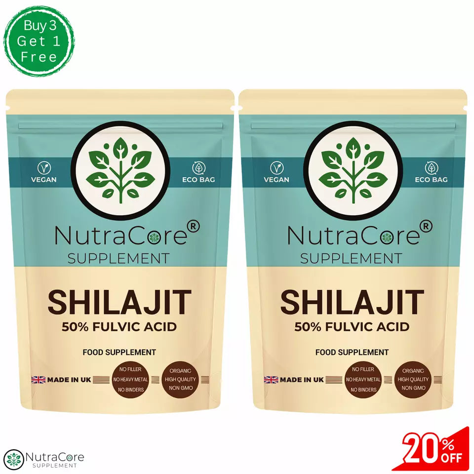 Himalayan Shilajit 500mg Capsule-100% Organic ( 50% Fulvic Acid) Best Shilajit