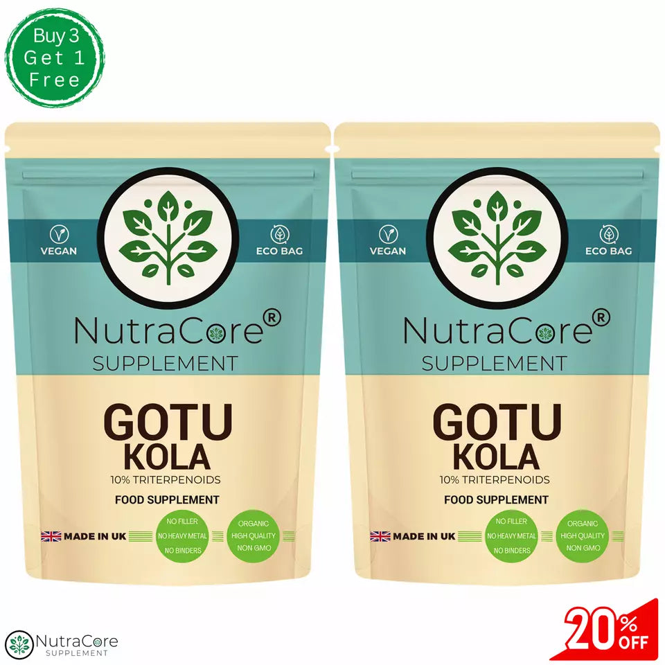 Gotu Kola Capsules 5000mg-( 10% Triterpenoids)-Brain, Cognition & Memory Support