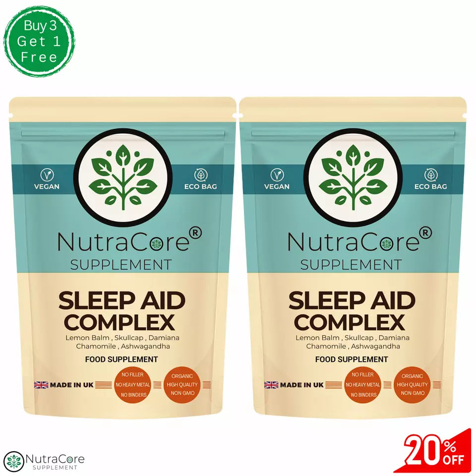 SLEEP AID COMPLEX Capsule-6000mg-Lemon Balm,Skullcap,Damiana,Chamomile,Ashwagand
