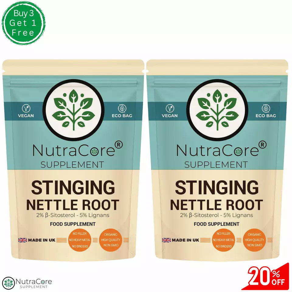 Stinging Nettle Root Capsules 5500mg-(5% Lingnans , 2% ?-Sitosterol )-100%Vegan