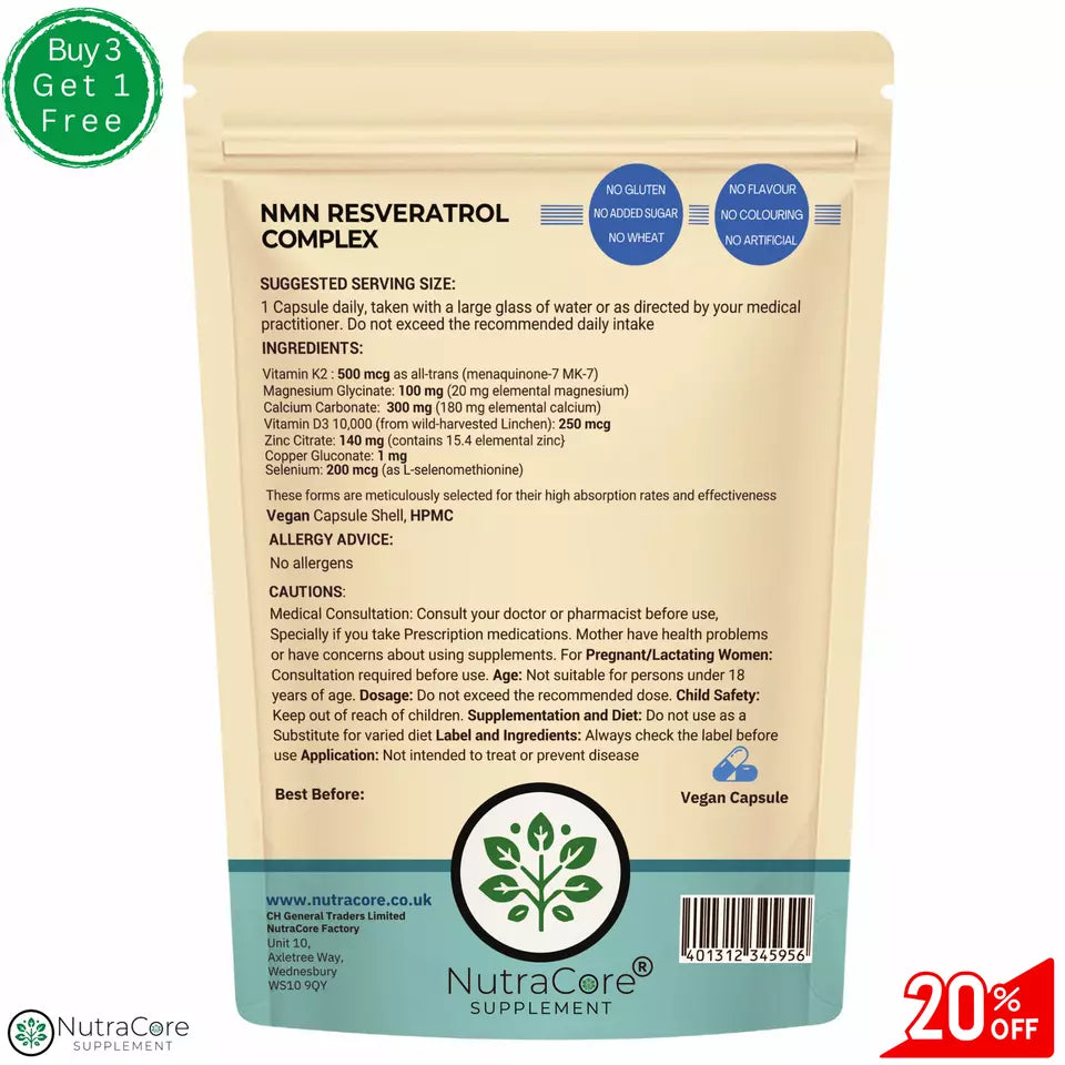 Osteo Blend Zinc+Calcium+Magnesium+Vitamin D3+Vitamin K2+MK-7+Selenium+Copper