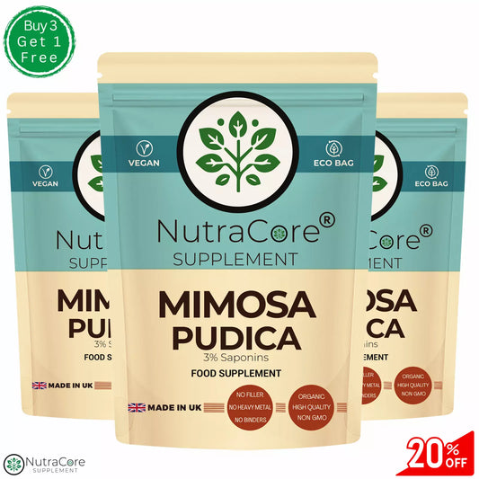 Mimosa Pudica Seed Caps 5500mg (3% Saponins)-Support Gut Health &Natural Detox