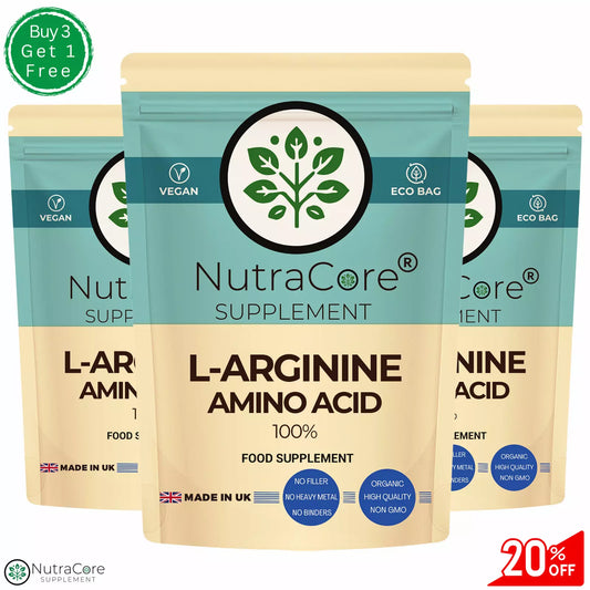 L-Arginine Capsules 600mg- Muscle Growth,  Workout Muscle Support-Veg Caps
