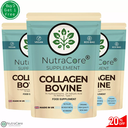 Collagen Bovine Capsule 550mg-(2%Salicylic Acid)-Gut ,Hair, Nails, Skin Health
