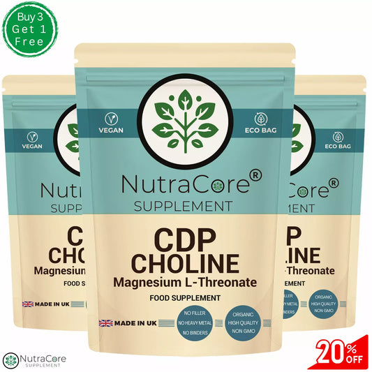 CDP Choline 600mg Capsules-(54mg Choline ,246mg Cytidine)-Magnesium L-Threonate