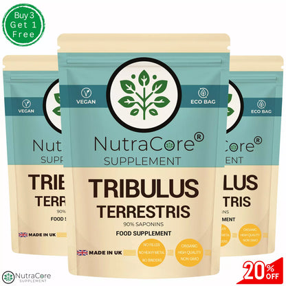 Tribulus Terrestris Capsule 6000mg-(98% Saponins)-100% Natural & Vegan