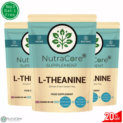 L-Theanine  Capsule 400mg-Cognitive&Brain Memory ,Relaxation & Focus Stress