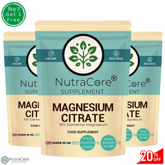 Magnesium Citrate Capsules, 700mg-High Strength- PMS , Muscle Support-Veg Caps