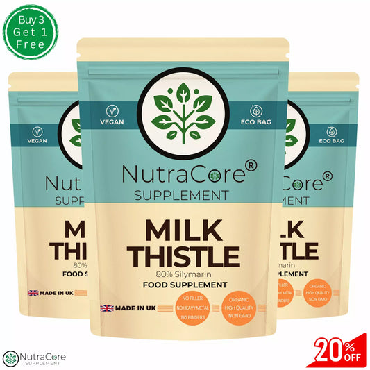 Milk Thistle Capsules 5000mg-90% Silymarin-Help Detox &Digestion-Vegan Capsule