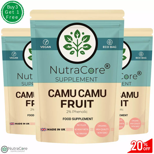 Camu Camu Capsules 6000mg-(2% Phenolic)-Natural Vitamin C-Immunity & Adrenals