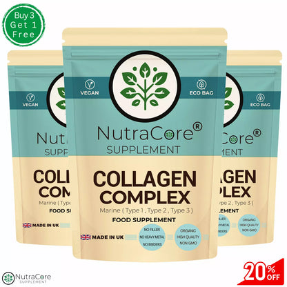 Collagen Complex Capsule 750mg(Hydrolysed Marine Collagen Type1-2-3)Max Strength