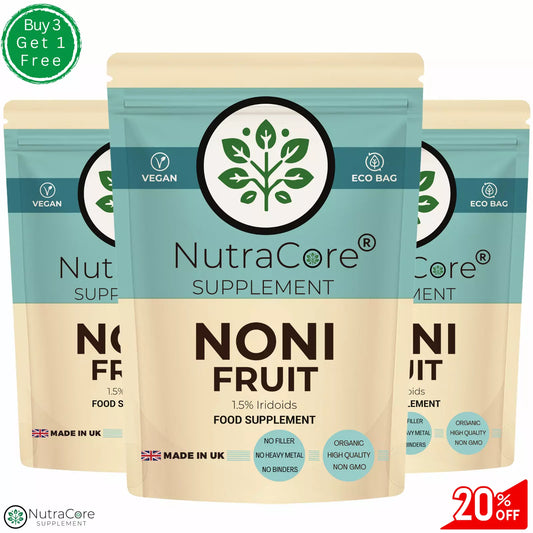 Noni Fruit Capsule 5500mg (1.5% Iridoids)-100% Natural & Strong-Vegan Product