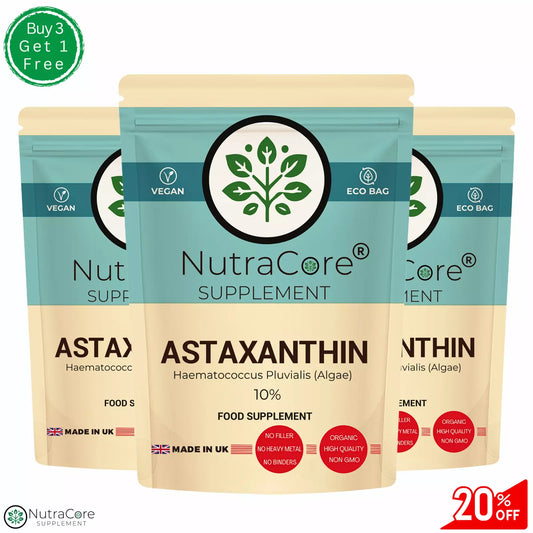 Astaxanthin Capsules 400mg -(40mg Haematococcus Pluvialis)-100%Natural Algae