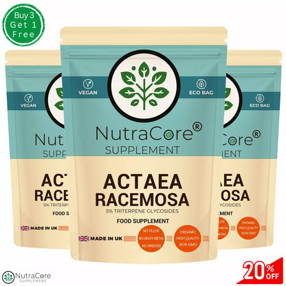 ACTAEA RACEMOSA 5000mg Capsules (5% TRITERPENE GLYCOSIDES )-vegan