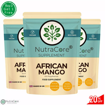 African Mango 5500mg Capsules-(4%Polyphenols)-Weight Loss &Fat Burner Diet-Vegan