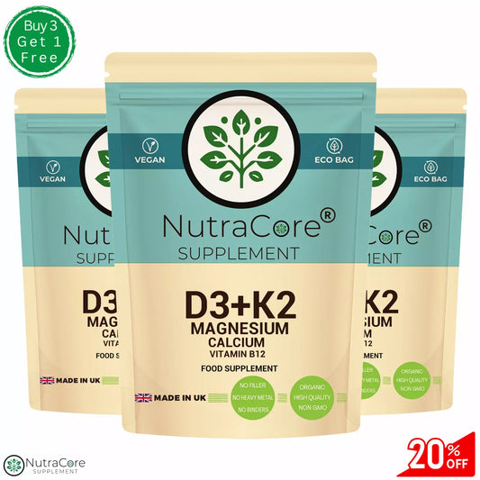 Vitamin D3 10000iu K2 B12 10000mcg(Calcium+Magnesium) Capsule-VITAMIN D3 K2 B12