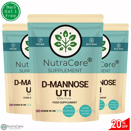 D-Mannose Caps 600mg-(99%)Healthy Urinary Tract-Cystitis Relief UTI&Liver Health