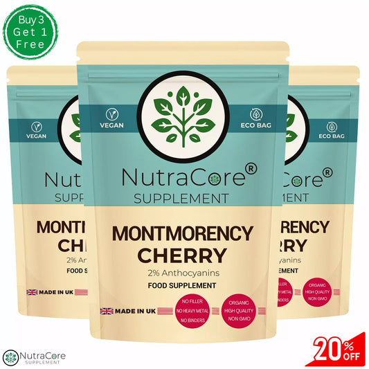 Montmorency Tart Cherry Capsule-5000mg-(2%Anthocyanins)-Muscle, Sport &Sleep Aid